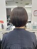 全体白髪染め(ショート)+ミルボンリンケージ3step トリートメント