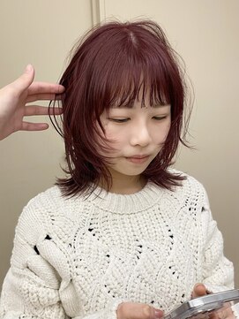 パークレーン アイス イヴェン(park lane ICI yeven) レイヤー10代20代卒業カラーチェリーレッドブリーチ無し