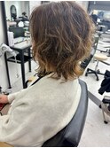 ゆるウェーブ/ミディアムウルフレイヤー　美由紀