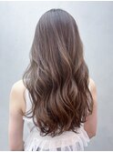ロング美髪顔周りレイヤー韓国ヘア_ba530961