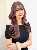 【直樹】ピンクグレージュ/透明感カラー/髪質改善/韓国レイヤー