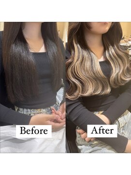 リゼル シブヤ(RISEL SHIBUYA) 地毛はカラーなしでダメージ0！エクステでインナーカラー！