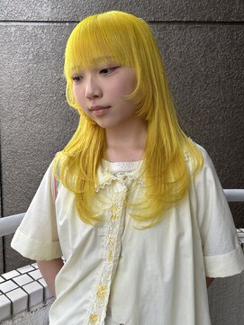 イエナ 渋谷(IENA) ブリーチカラーデザインカラーレイヤーカット