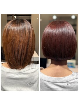 超高濃度水素プレミアムエイジングケアカラーエステ＃髪質改善