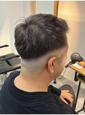 千葉駅MEN’S HAIR/サーフカール/刈り上げセンターパート