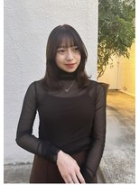 ローウェ 表参道(Louwe)&nbsp;小顔カット / くすみベージュ