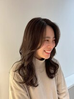 ベルポール(Bell port)&nbsp;着物ヘア/大人ガーリー/ダークアッシュ/似合わせカット/芦屋駅