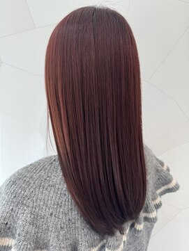 ティムール(TIMUR) 艶ピンクカラー×カシミアトリートメント。髪質改善