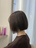 ティエル 町田店(tiel) タッセルボブ×くすみベージュ
