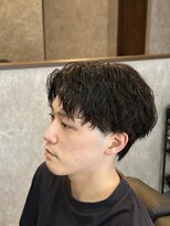 ザ クラン バイ ヘッドライト 仙台長町店(THE CLAN by HEADLIGHT) 【清潔感が出るパーマ】メンズショート×ツイストスパイラル