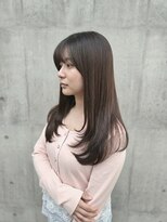 ピース バイ シータ(PEACE by CITA)&nbsp;【アキヒロ】透明感グレージュ顔周りロングレイヤー20代30代40代