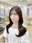 オリーブグレー/韓国風巻き/レイヤーカット/マロンベージュ◇