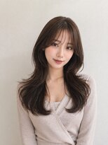 テーラヘアー 我孫子店(TELA HAIR) くびれミディアムレイヤー 韓国風【TELA HAIR 我孫子店】