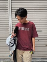ハイセンス(HISENSE)&nbsp;メンズナチュラルセンターパートメンズカットメンズショートGIA