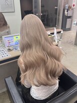 アジールヘア 赤羽(agir hair)&nbsp;小顔レイヤー×ミルクティーベージュ◆透明感カット赤羽