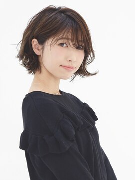 アース コアフュールボーテ 長野駅前店(EARTH coiffure beaute) ニュアンスショートボブ【長野駅】