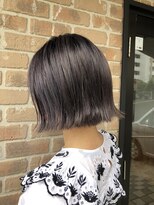 ヘアメイクエイト 丸山店(hair make No.8)&nbsp;【担当＊岩切祐樹】切りっぱなしボブ×パールグレー