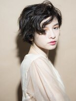 キープへアデザイン(keep hair design) 【自由が丘KEEP三橋】伸ばしかけ×黒髪ショート