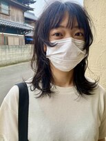 サロンアオ(salon ao) salon ao リアルスタイル　ミディアムウルフ2