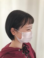 ネオリーブ チロル 横浜西口店(Neolive CiroL.)&nbsp;暗い髪でもこけしにならないミニボブ