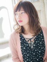 クオーレ ヘア アンジュ 水戸店(CUORE HAIR ange)&nbsp;水戸/イルミナカラー/カール/ベビーバング/ショコラベージュb