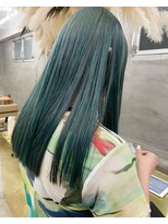 ソーコ 渋谷(SOCO) ハイトーンミントブルーケアブリーチロング