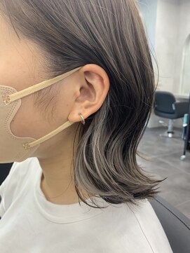 エイト 立川店(EIGHT) ☆イヤリングカラー×ホワイトミルクベージュ☆