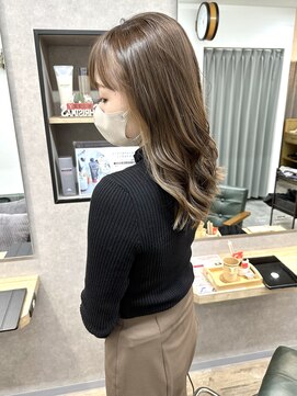 リベストバイジェービー 稲毛(li best. byjb) グレージュカラー/ボブウルフ/黒髪/ココアベージュ[稲毛/稲毛駅]