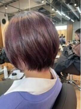 ライズ バイ レボ(RISE by REVO) 大人可愛いイメチェンモードヘアダークアッシュチェリーブラウン