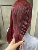 ビートス(BEAT S)&nbsp;【BEAT S】　ワインレッドカラー/ケアブリーチ/伏見/矢場町/栄