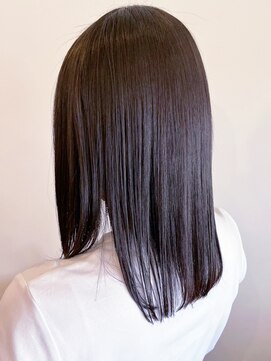 レポヘアー(Repos hair) 20代30代40代髪質改善トリートメントナチュラルストレート艶感