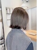 切りっぱなしボブ