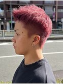 スパイキーショートピンクカラー