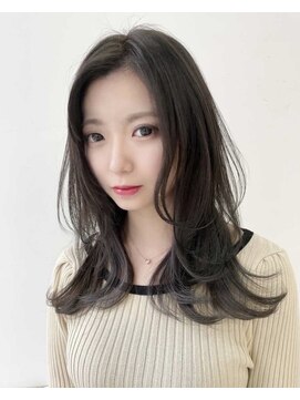 コレク 福岡(COLLEC...) 黒髪/ココアベージュ/ヘルシーロング[福岡博多