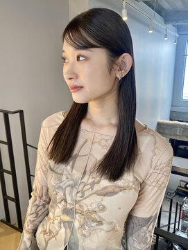 リアン 新城店(Rian) 20代30代大人美人小顔ブリーチなしヘアアッシュベージュ