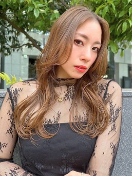 ジアン バイ ミルボン 西宮ガーデンズプラス(GIEN by milbon) クールなウェット質感ロングウルフレイヤー