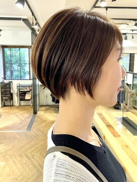 ファイブシーン アオヤマ(5SCENE AOYAMA) ショートパーマショートカット前髪あり前髪なし20代30代40代