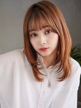 アグ ヘアー エゼ 石江店(Agu hair aise) 《Agu hair》オレンジベージュレイヤーnumberA.ベースケアミルク