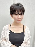 ハンサムショート/ベリーショート/黒髪/大人ショート