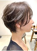 0代30代40代50代大人ナチュラルレイヤーショートボブ