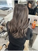 ハイライトバレイヤージュダブルカラーケアブリーチ20代30代　