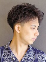 ポルテオムプレス(PORTE HOMME PRES)&nbsp;メッシュキャップハイライトツーブロアップバング