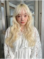 ニコ トウキョウ 渋谷(nico TOKYO)&nbsp;抜きっぱなし/ブロンド/ダブルカラー/ケアブリーチ/ハイトーン