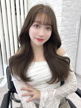 アマトウキョウ アユンチェ(AMA TOKYO×AYUNCHE) レイヤーカット チョコブラウン  透明感カラー