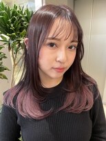 ジエクト ヴィシア(The Ect VIXIA) チェリーレッド/エンドカラー/ワインレッド/ロング