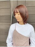 レッドカラー×レイヤースタイル