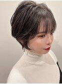 艶感アップ◎小顔ショートボブ
