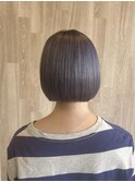 切りっぱなしボブ