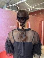 ローレンジウ(LOREN JU)&nbsp;くびれヘア/学割U24/レイヤーカット/オージュア/ダブルカラー