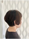 アシンメトリーショートボブ